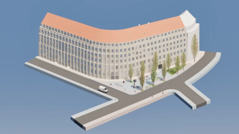 3D-Render einer Hausfassade von GIL GmbH