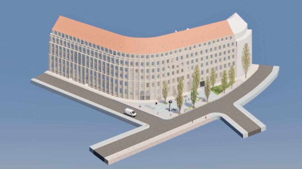 Beispiel eines 3D-Stadtmodells